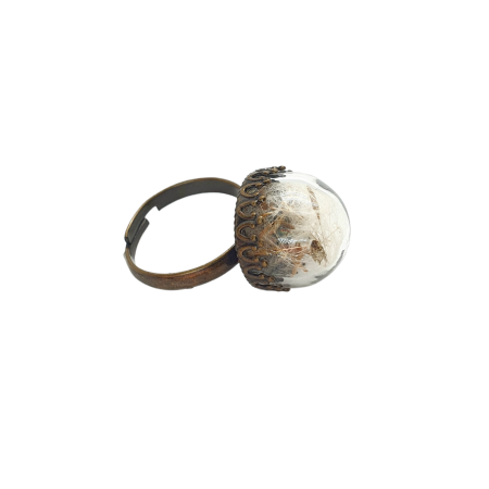 Ring bronze with dandelion2